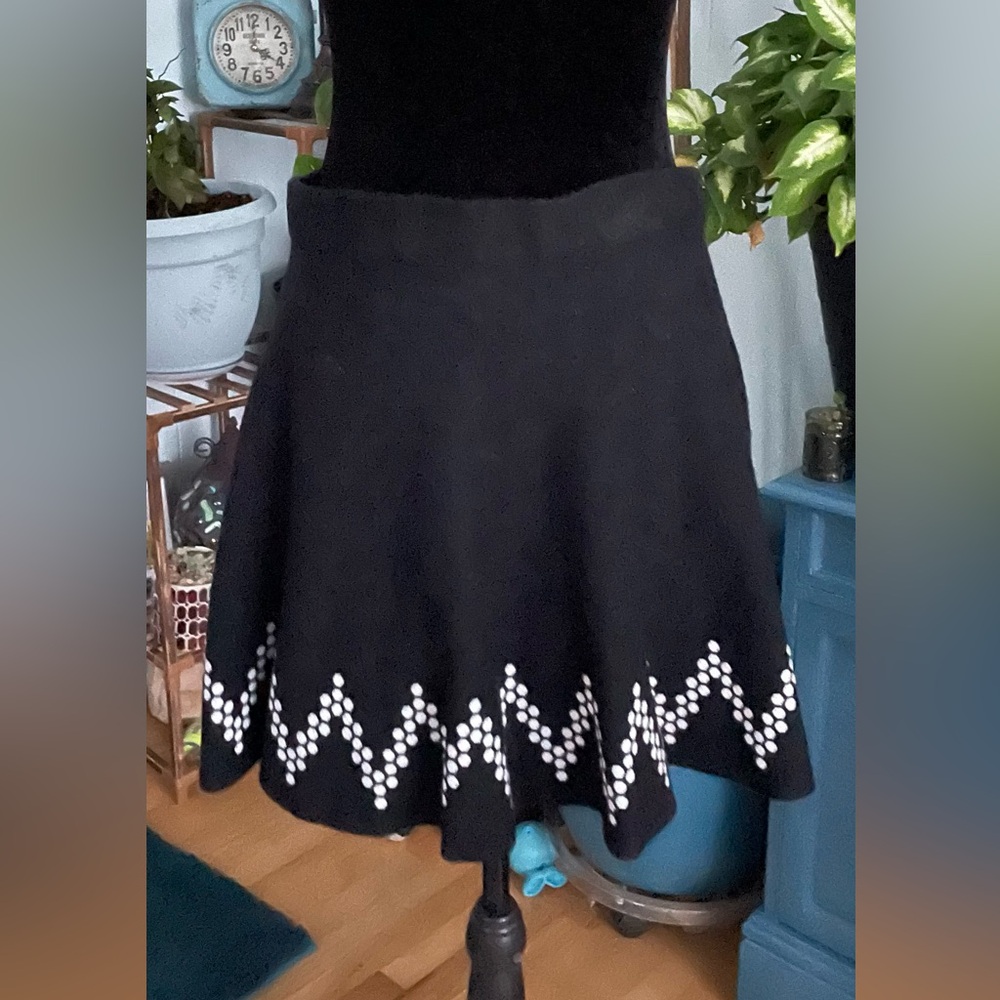 Mini Circle Skater Sweater Skirt Women's Size Medium
